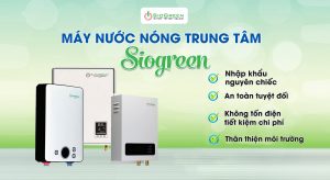tắm nước nóng, Máy bơm nhiệt công nghiệp heatpump SIOGREEN ARG -03S