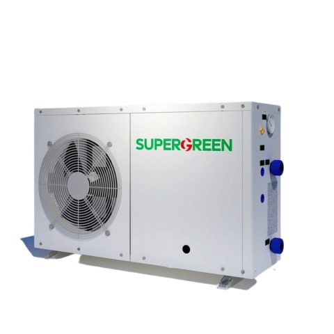 Máy bơm nhiệt dân dụng heatpump SUPERGREEN, máy nước nóng heatpump