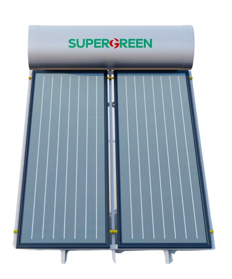 Máy nước nóng năng lượng mặt trời SuperGreen tấm phẳng 200L