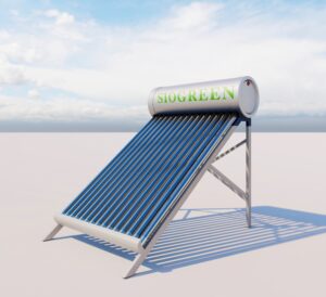 Tận dụng năng lượng mặt trời, dàn nước nóng năng lượng mặt trời